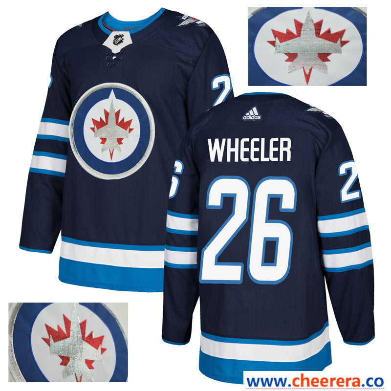 NHL Blake Wheeler Winnipeg Jets navy jersey