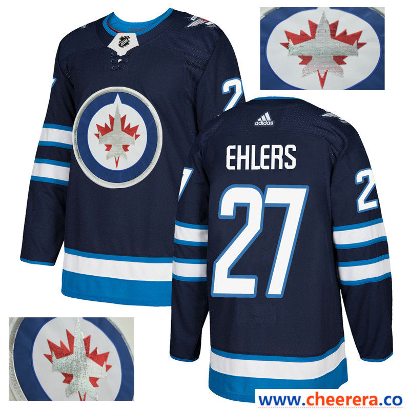 NHL Nikolaj Ehlers Winnipeg Jets navy jersey