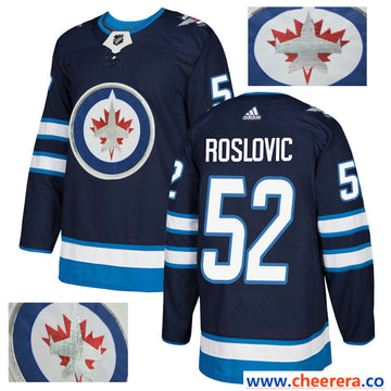 NHL Jack Roslovic Winnipeg Jets navy jersey