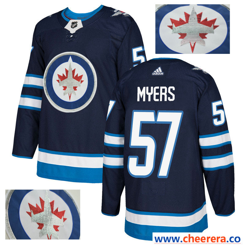 NHL Tyler Myers Winnipeg Jets navy jersey
