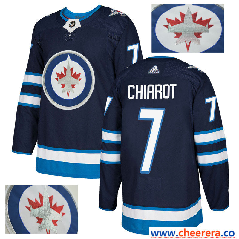 NHL Ben Chiarot Winnipeg Jets navy jersey