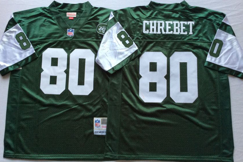 Wayne Chrebet New York Jets green Throwback jersey