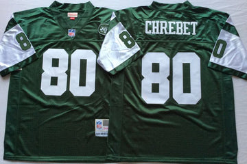 Wayne Chrebet New York Jets green Throwback jersey