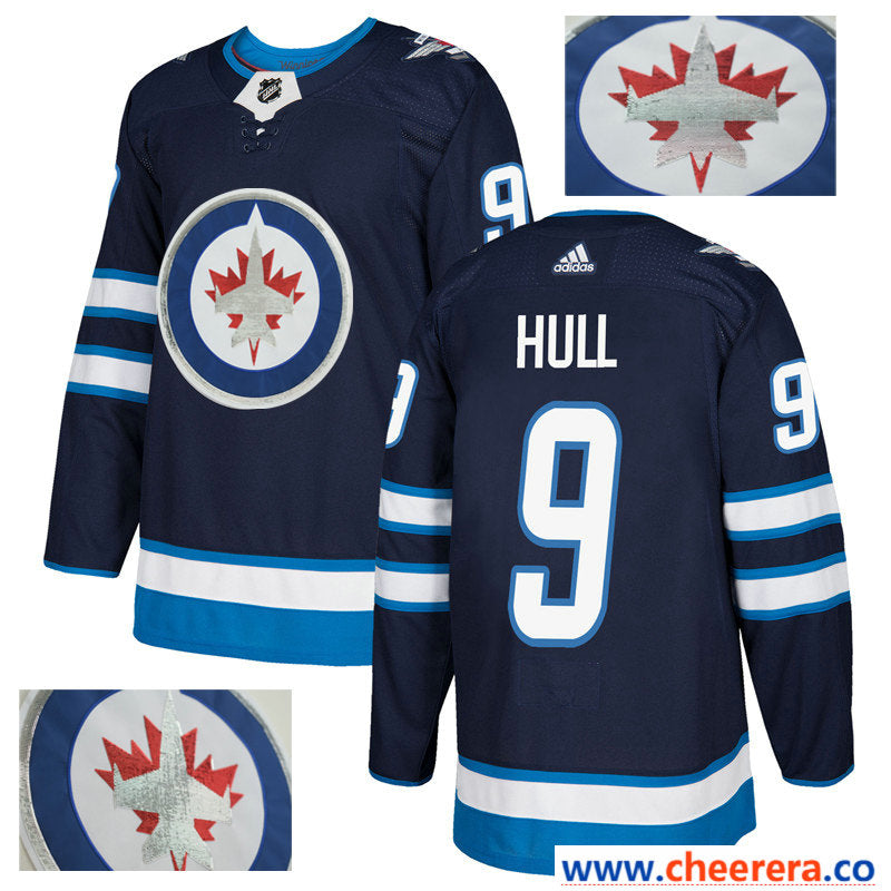 NHL Bobby Hull Winnipeg Jets navy jersey
