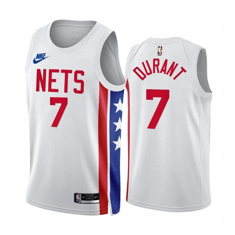 Kevin Durant Brooklyn Nets white Classic jersey