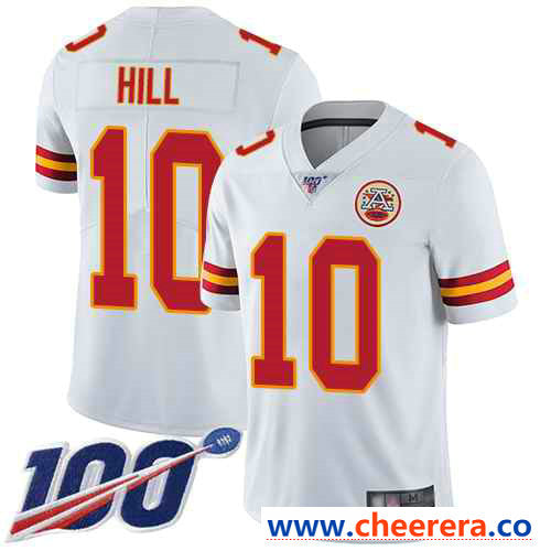 Tyreek Hill Kansas City Chiefs white Vapor jersey