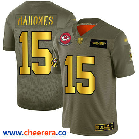 Patrick Mahomes Kansas City Chiefs camo Salute To Service jersey