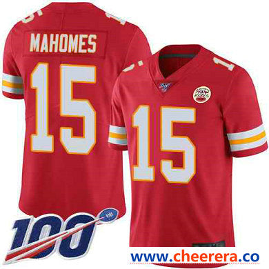 Patrick Mahomes Kansas City Chiefs red Vapor jersey