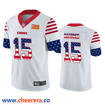 Patrick Mahomes Kansas City Chiefs white Limited jersey