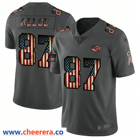 Travis Kelce Carbon Kansas City Chiefs black Limited jersey