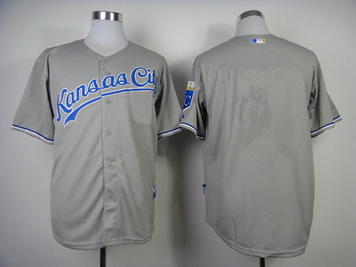 MLB Blank Kansas City Royals gray jersey