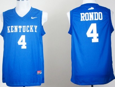 Rajon Rondo Kentucky Wildcats royal jersey