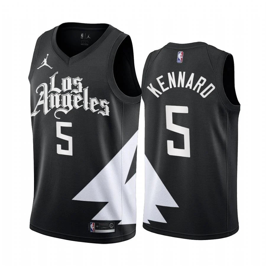 Luke Kennard Los Angeles Clippers black jersey