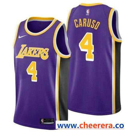 Alex Caruso Los Angeles Lakers purple jersey