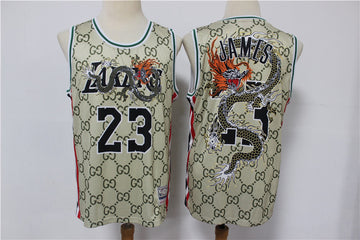 Lebron James Los Angeles Lakers gray jersey