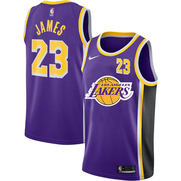 Lebron James Los Angeles Lakers purple jersey