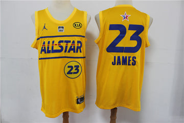 Lakers NBA All-Star yellow jersey