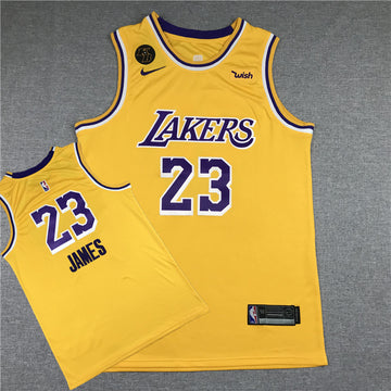 Lebron James Los Angeles Lakers yellow jersey