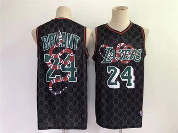 Kobe Bryant Los Angeles Lakers black Fashion jersey