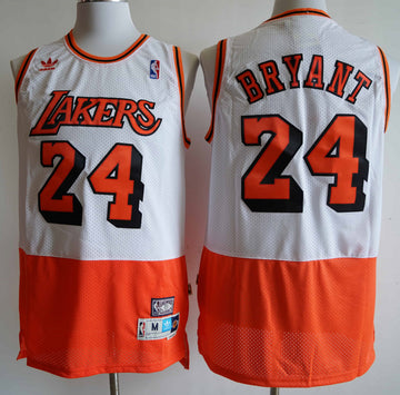 Kobe Bryant Los Angeles Lakers white Split jersey