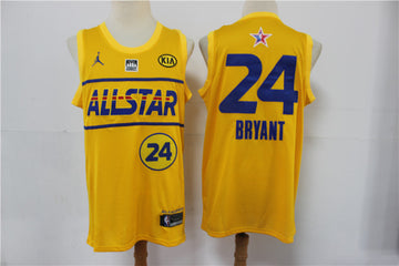 Lakers NBA All-Star yellow jersey