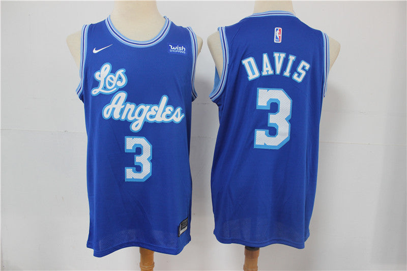 Anthony Davis Los Angeles Lakers blue jersey
