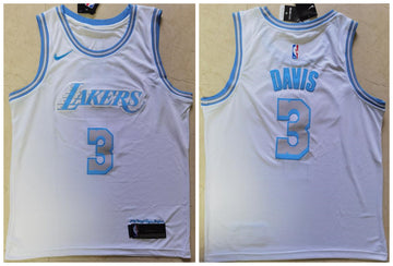 Anthony Davis Los Angeles Lakers white jersey