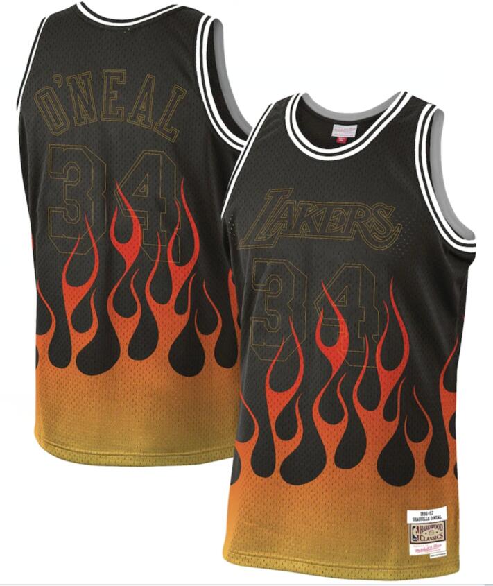 Shaquille O'Neal Los Angeles Lakers black jersey