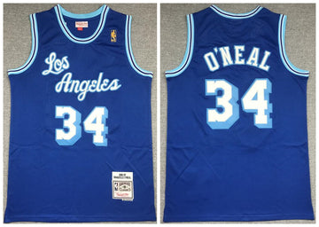 Shaquille O'Neal Los Angeles Lakers blue jersey