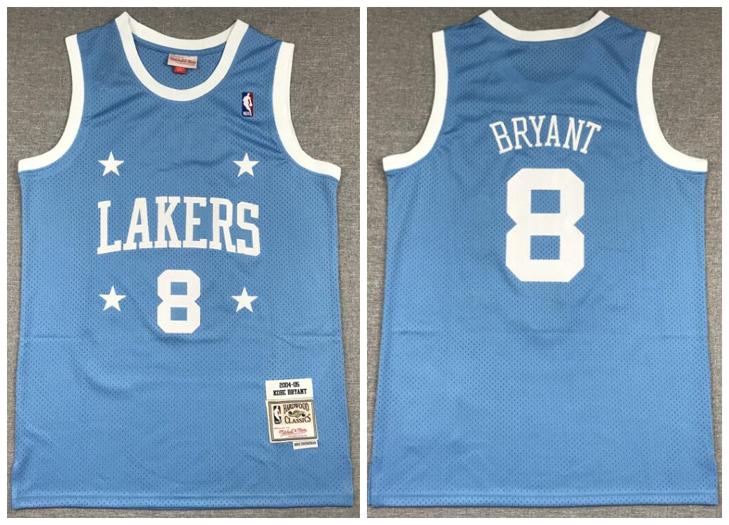 Kobe Bryant Los Angeles Lakers blue jersey