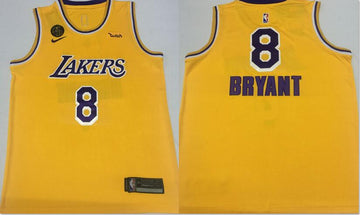 Kobe Bryant Los Angeles Lakers yellow jersey