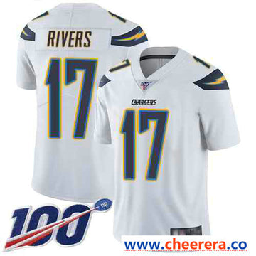 Philip Rivers Los Angeles Chargers white Vapor jersey
