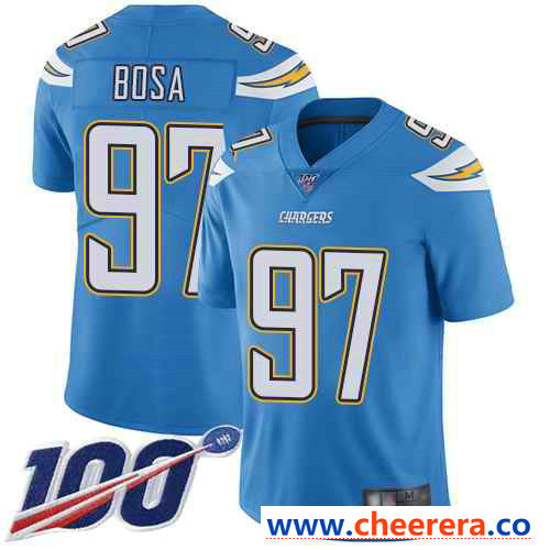 Joey Bosa Los Angeles Chargers blue Vapor jersey