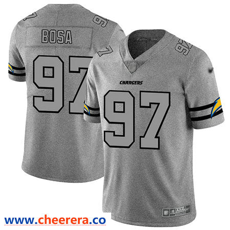 Joey Bosa Los Angeles Chargers gray Limited jersey
