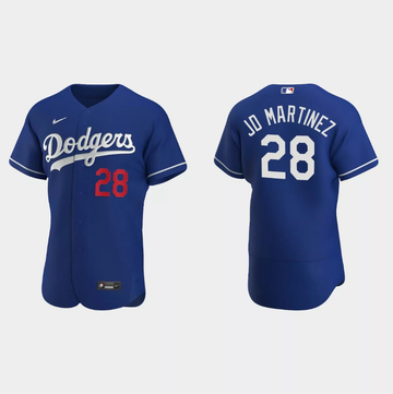 J.D. Martinez Los Angeles Dodgers blue jersey