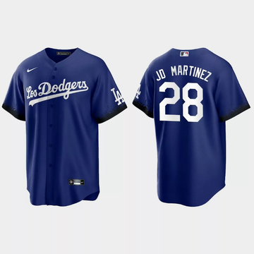 J.D. Martinez Los Angeles Dodgers royal jersey