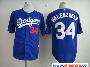 Valenzuela Los Angeles Dodgers blue jersey