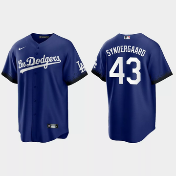 Noah Syndergaard Los Angeles Dodgers royal jersey