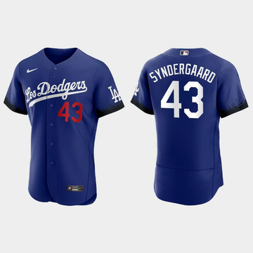 Noah Syndergaard Los Angeles Dodgers royal jersey
