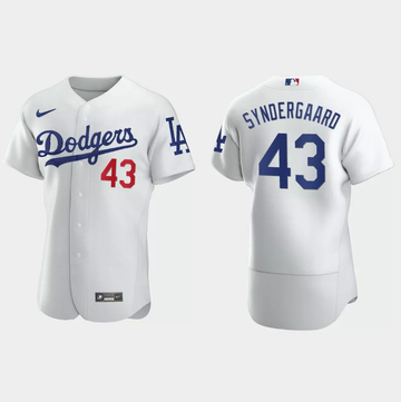 Noah Syndergaard Los Angeles Dodgers white jersey