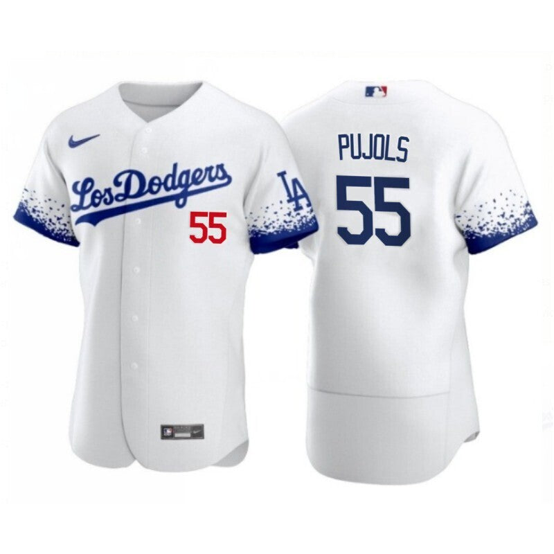 Albert Pujols Los Angeles Dodgers white City Connect jersey