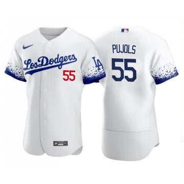 Albert Pujols Los Angeles Dodgers white City Connect jersey