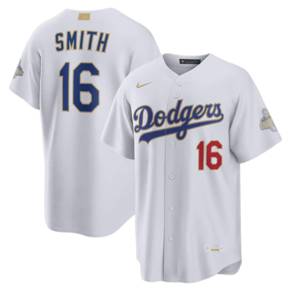 Will Smith Los Angeles Dodgers white jersey