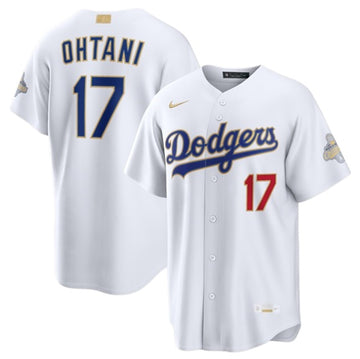 Shohei Ohtani Los Angeles Dodgers white jersey