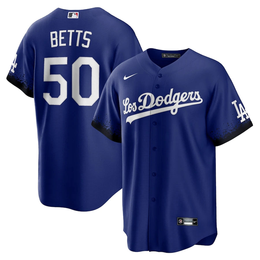 Mookie Betts Nike Los Angeles Dodgers royal City Connect jersey