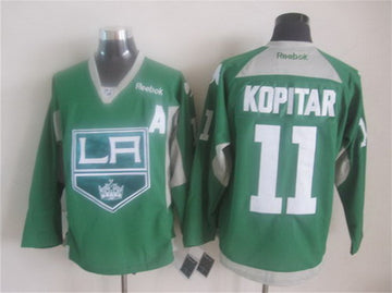 Anze Kopitar Los Angeles Kings green jersey