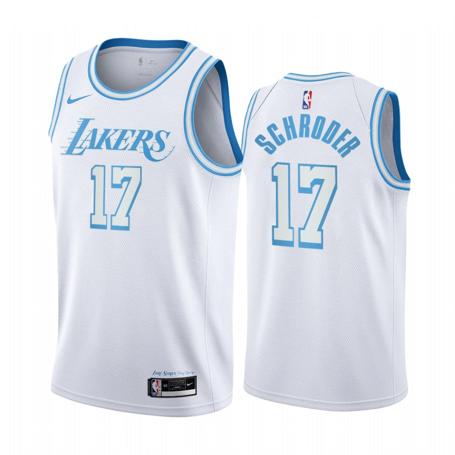 Dennis Schroder Los Angeles Lakers white jersey