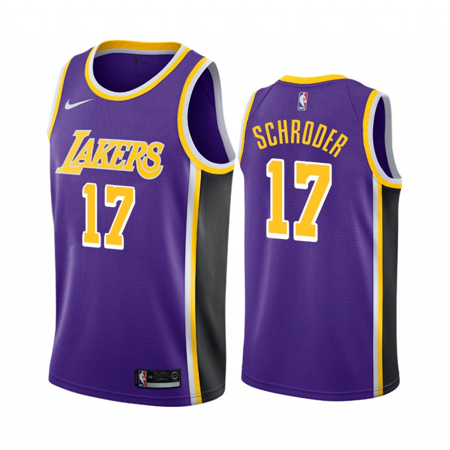 Dennis Schroder Los Angeles Lakers purple jersey