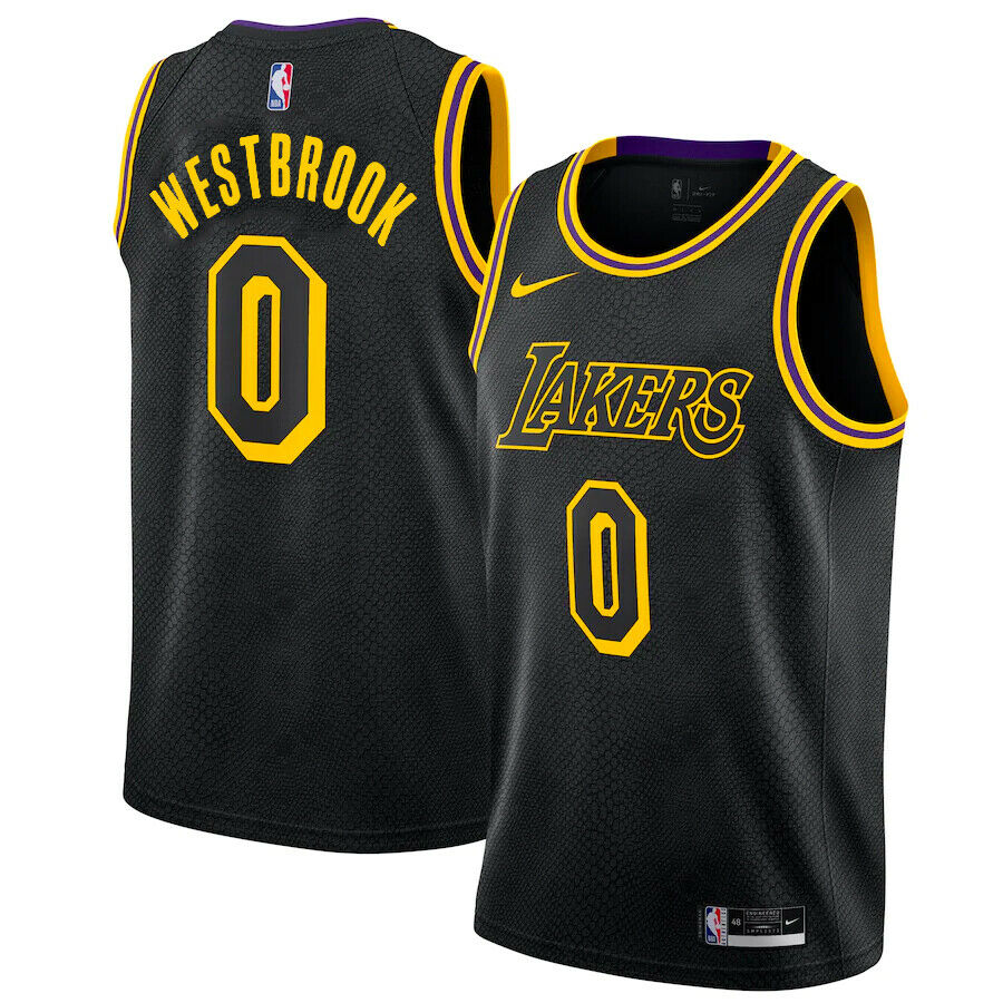 Russell Westbrook Los Angeles Lakers black jersey