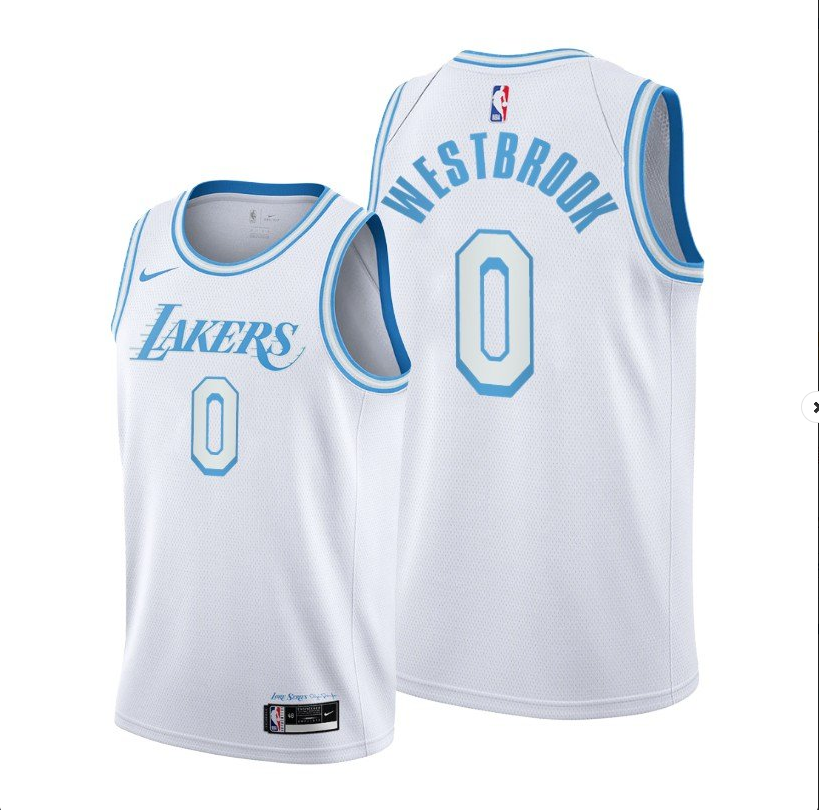 Russell Westbrook Los Angeles Lakers jersey